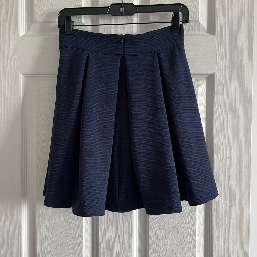 SHEIN Navy Blue Skirt with Bow - Picture 3 of 4